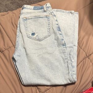 Light Blue Distressed Jeans